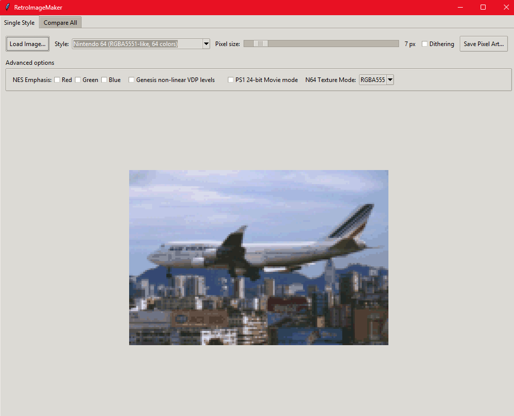 Retro Image Maker UI