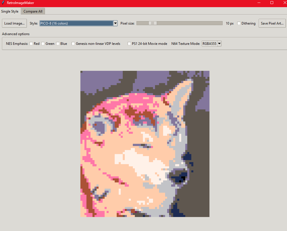 Retro Image Maker UI